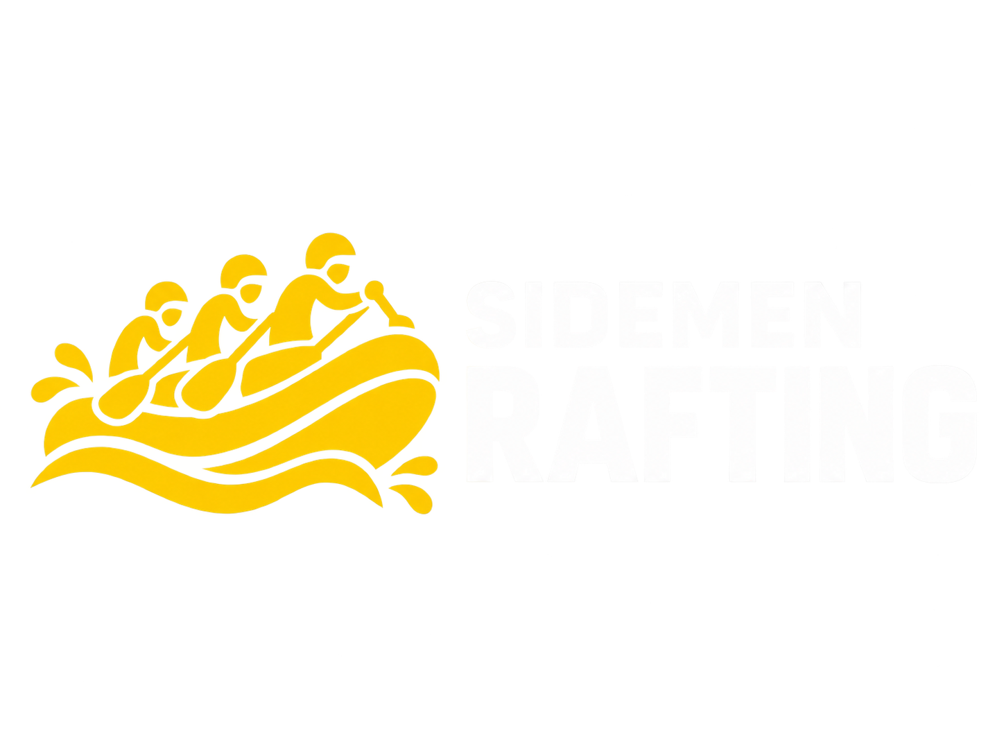 Logo Rafting Sidemеn Kuning Putih