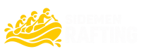 Logo Rafting Sidemеn Kuning Putih